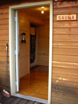 sauna/shower