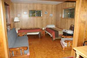 Muskie cabin bedroom