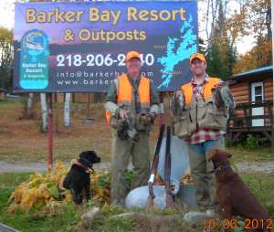 Grouse Hunt Barker Bay Resort 2012