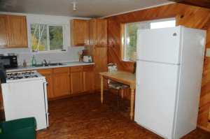 Kitchen small cabin Ranger Bay
